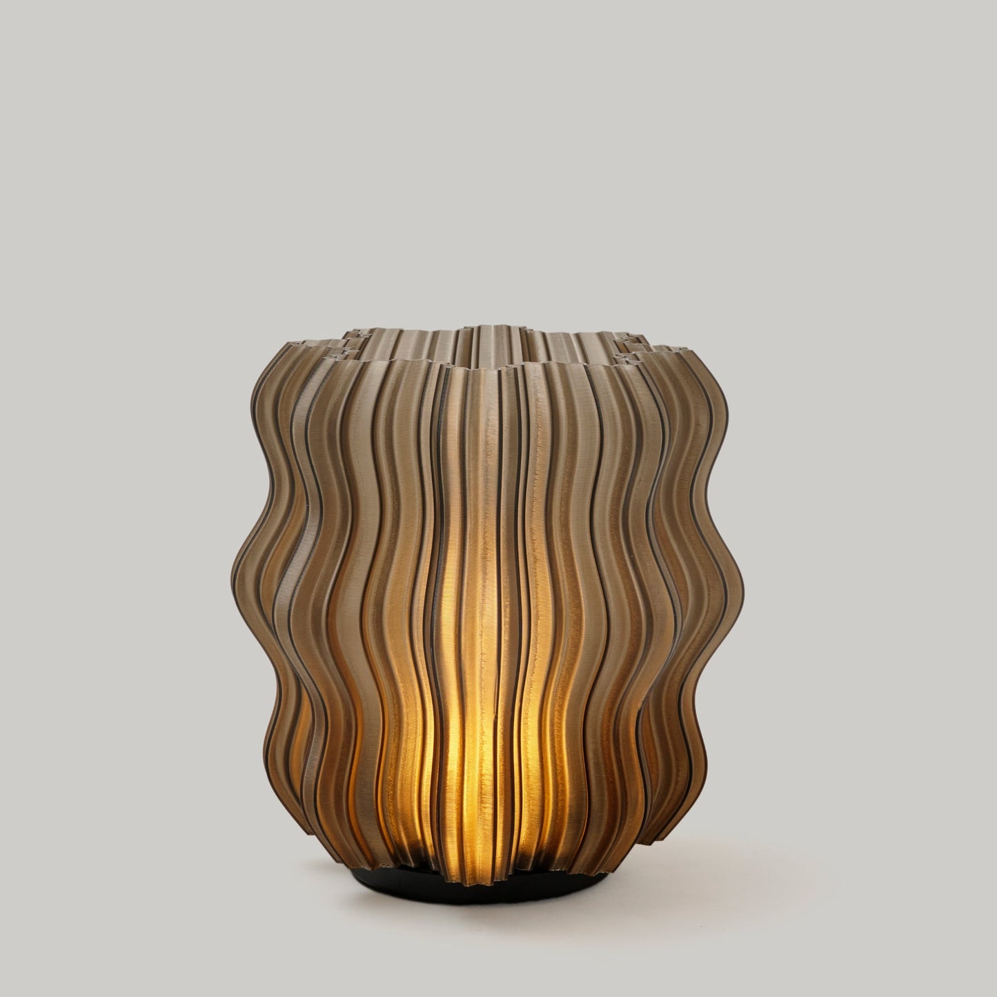 Cordless Mini Wavy Lamp - USB-C Rechargeable Table Lamp 80Hr